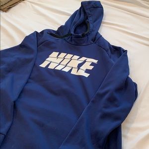 Blue Nike Hoodie Dri-Fit